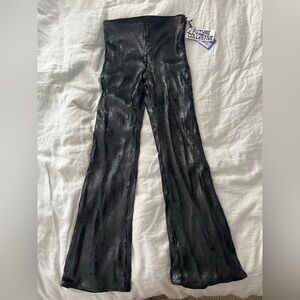 Future Collective Black sequin Flare Pants